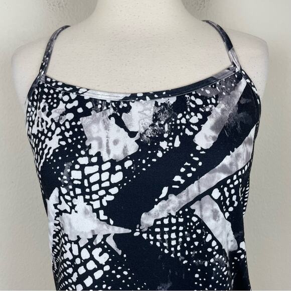 Lululemon Power Y Knit Tank Top Static Mist White Black 10 - Picture 7 of 7